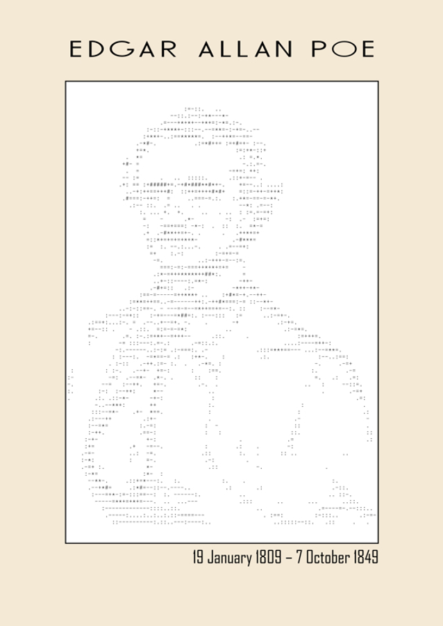 Digital Poe Portrait