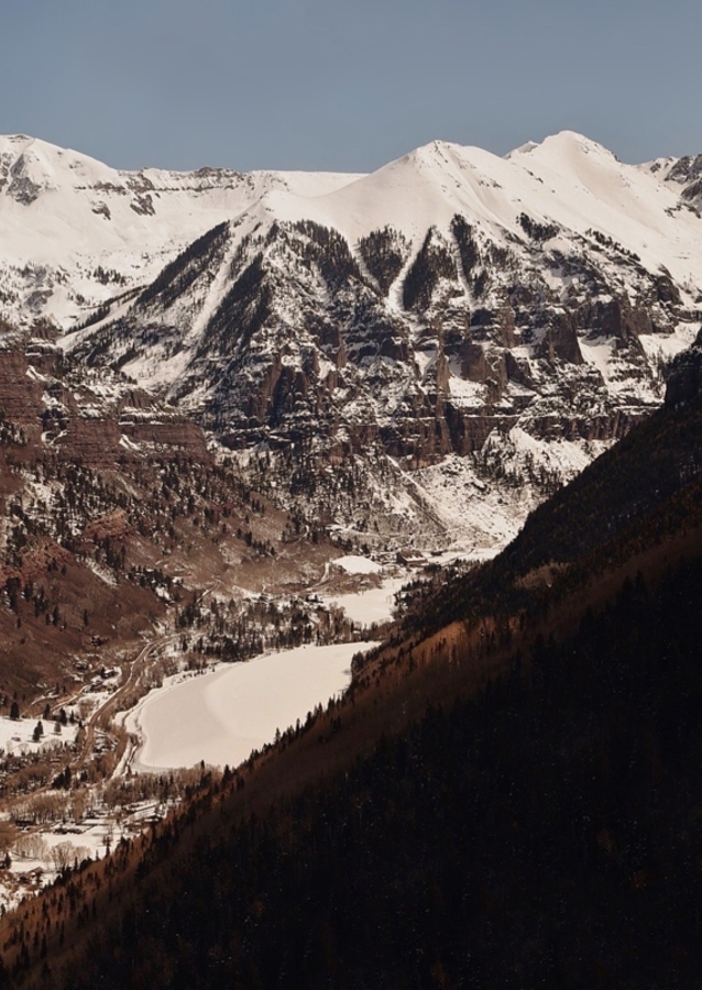Snowy Mountain Valley
