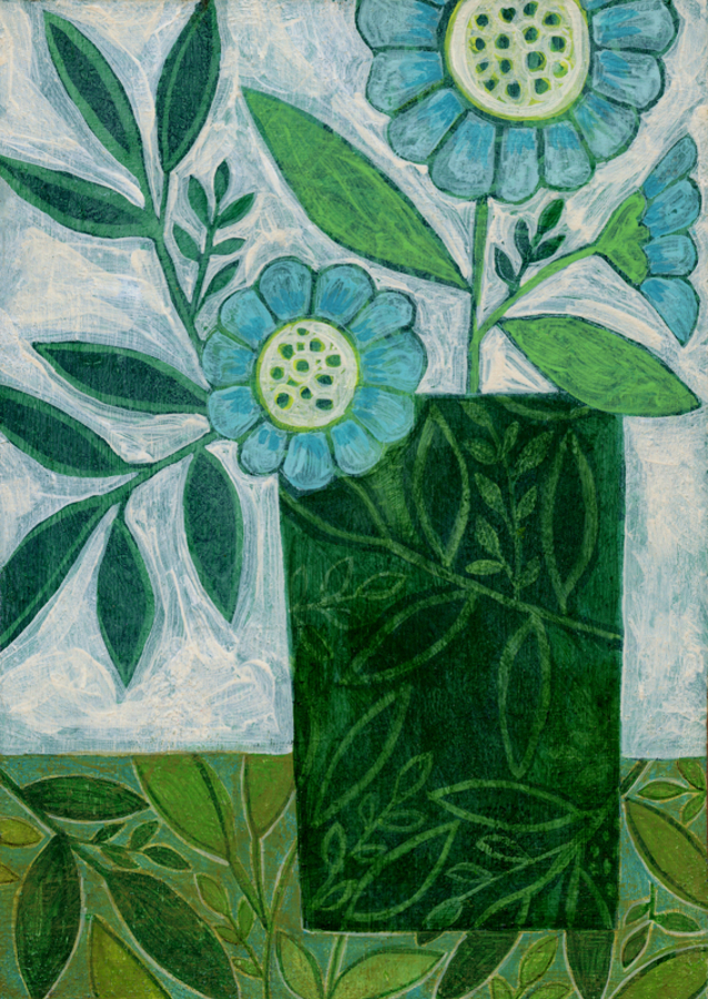 Green Floral Harmony