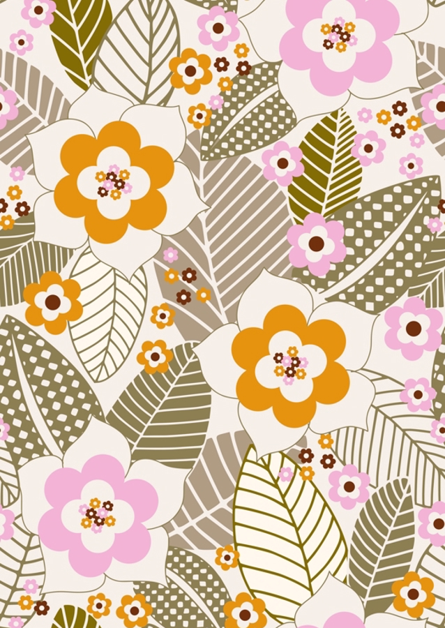 Floral and Leaves Pattern
