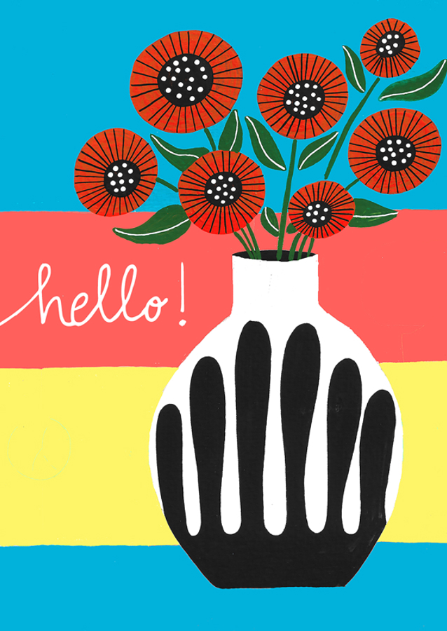 Black And White Vase