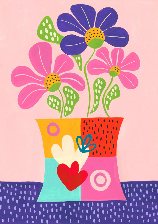 Floral Patchwork ממשי