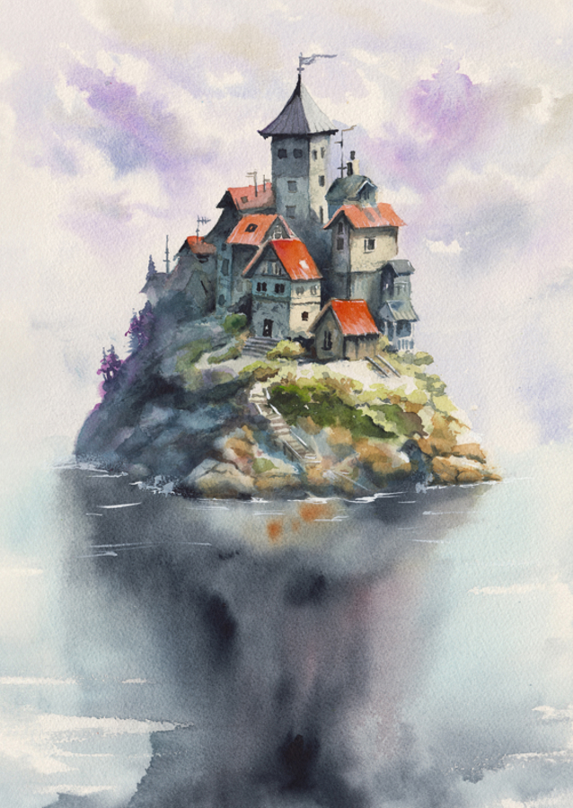 Floating Island Castle