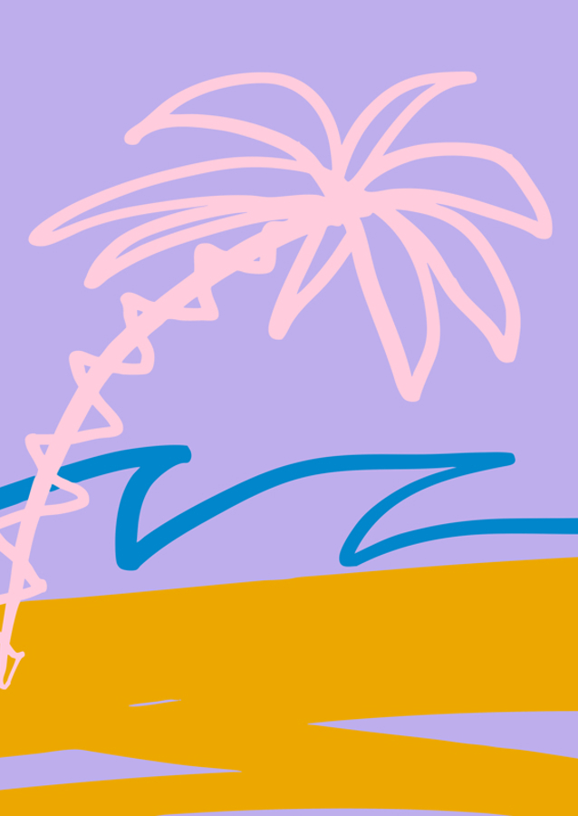 Tropical Beach Scene