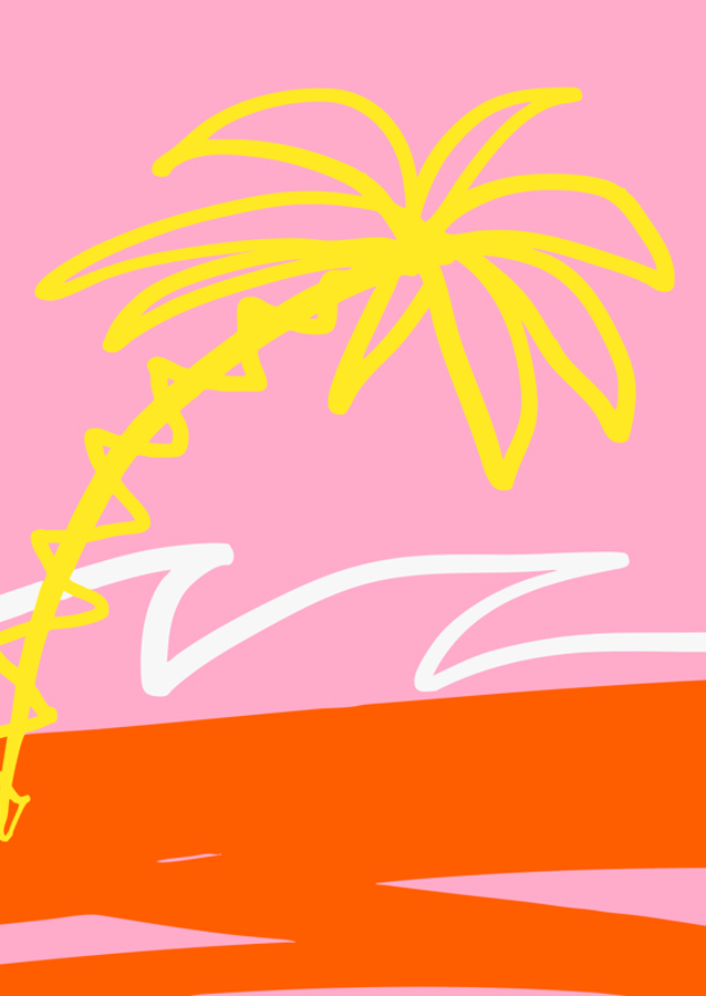Tropical Beach Scene