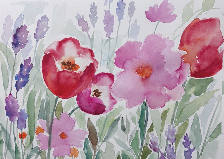 Vibrant Flower Garden