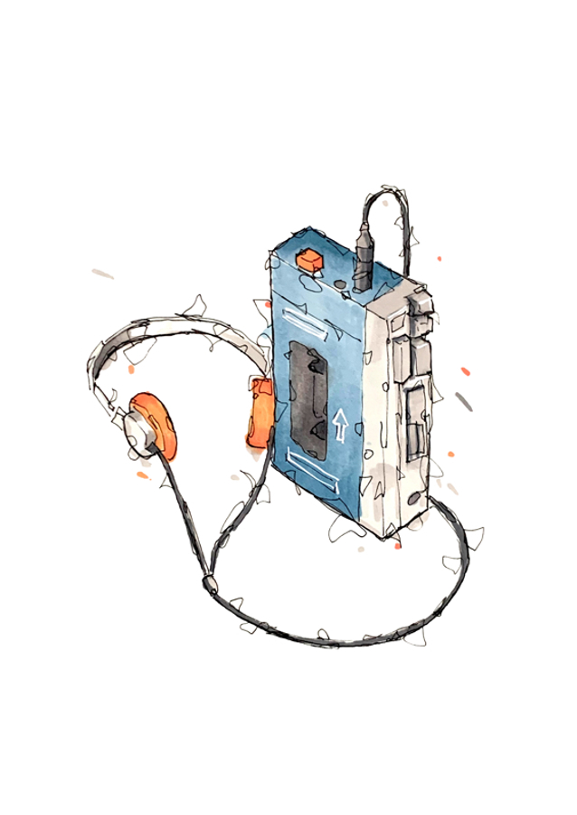 Vintage Cassette Player