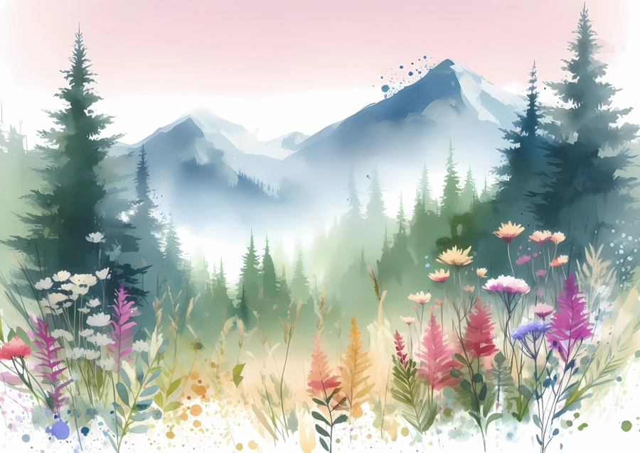 Misty Mountain Bloom