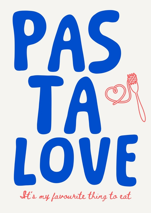 Pasta Love - Italien quote