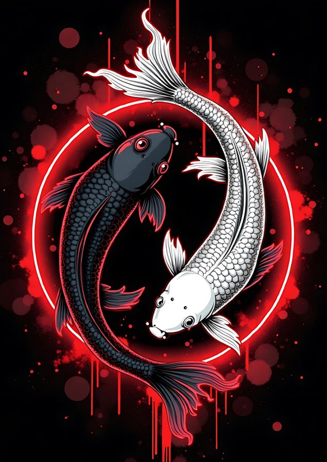 Yin-Yang koi 