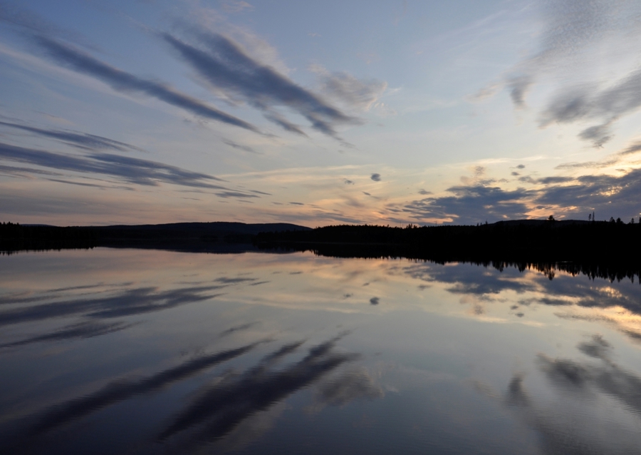 Wenn Himmel auf Wasser trifft
