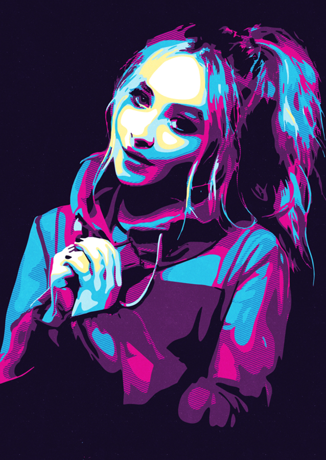 Sabrina Carpenter 80s Retro