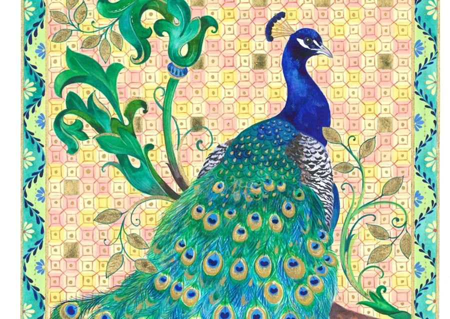 Florentine Peacock