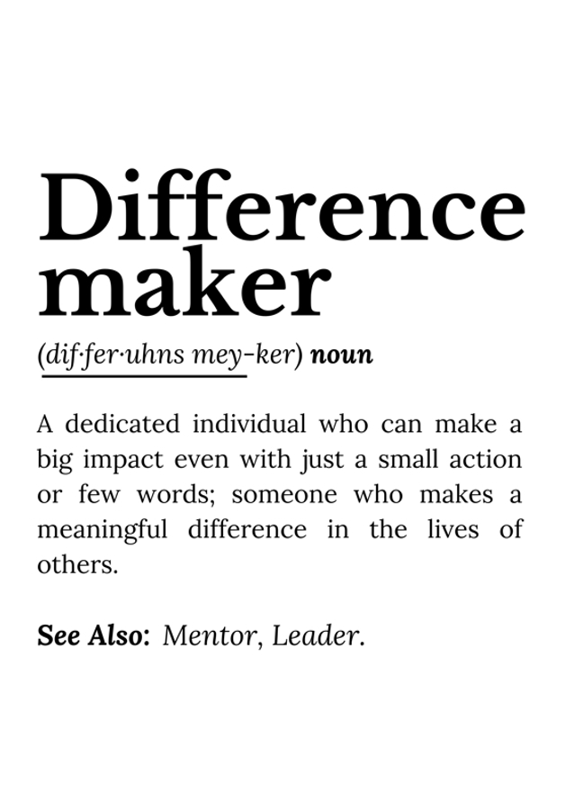 Difference Maker – Inspiration
