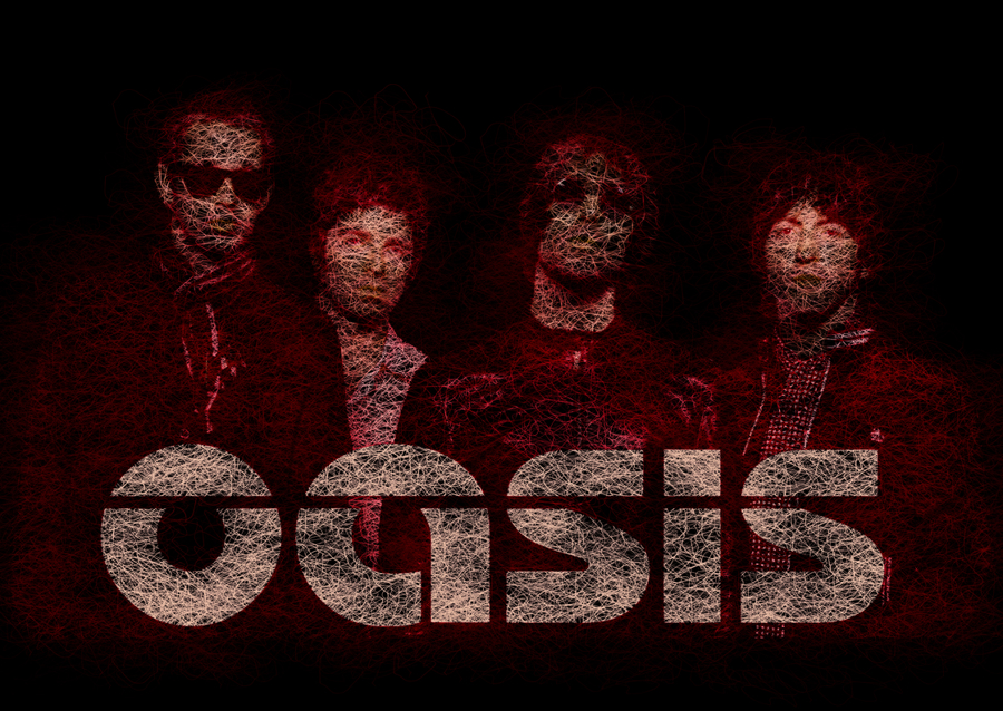 Oasis Band Art.