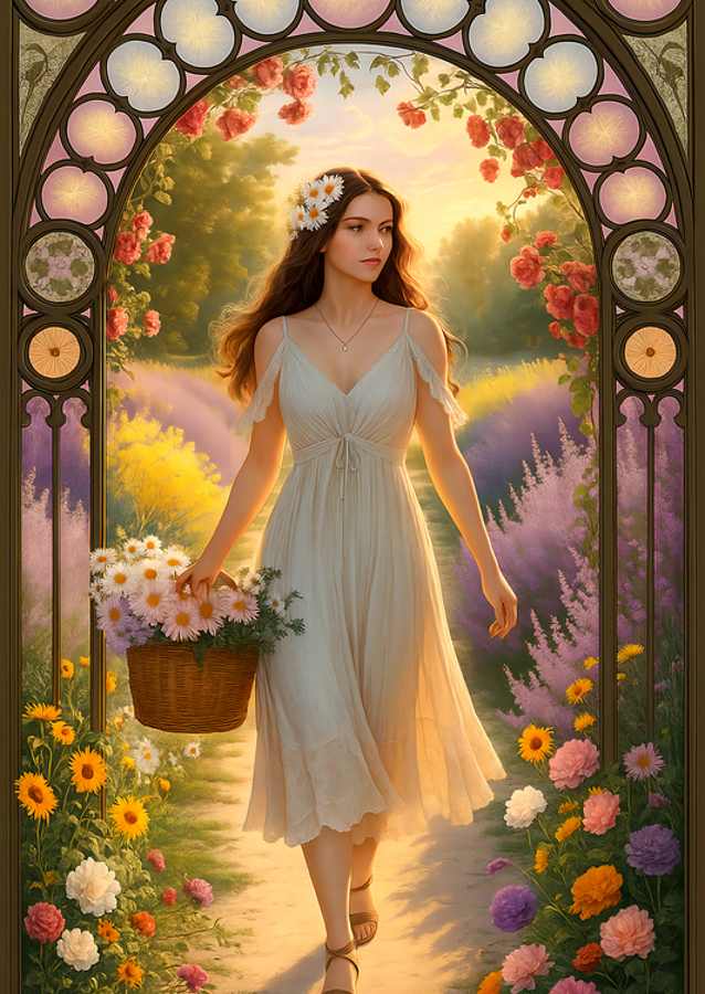 Verzauberter Gartenspaziergang: Verträumte Blumenflucht