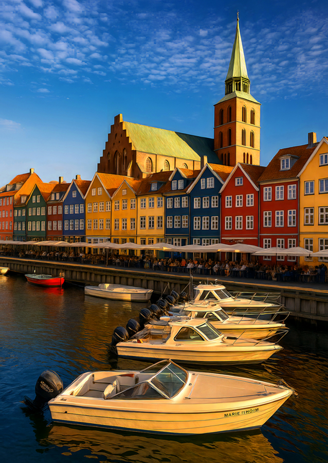 Okouzlující pobřeží Nyhavnu: Pestrobarevné dánské speciality