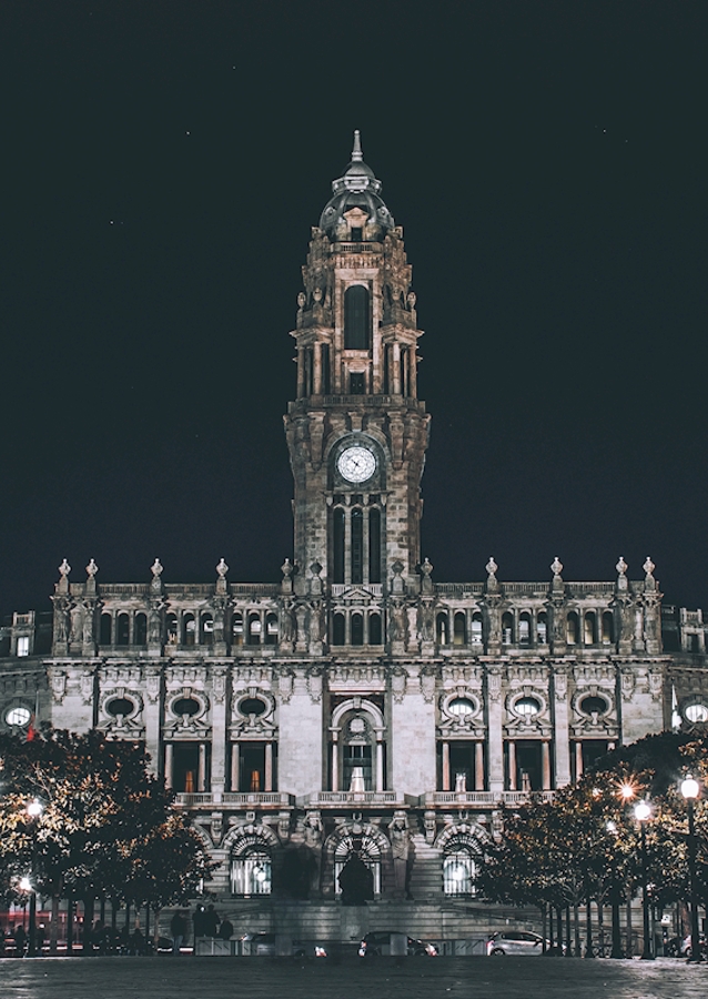 Porto nella penombra