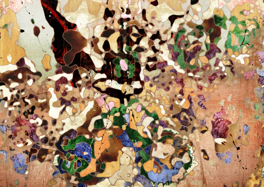 Abstract Floral Symphony: A Kaleidoscope of Colors