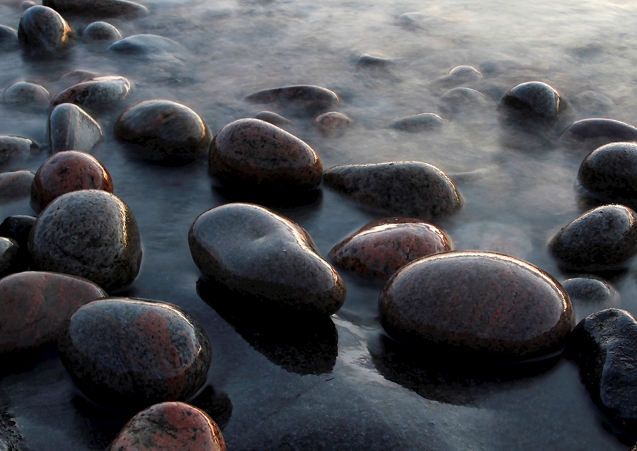 Klipper ved vandkanten