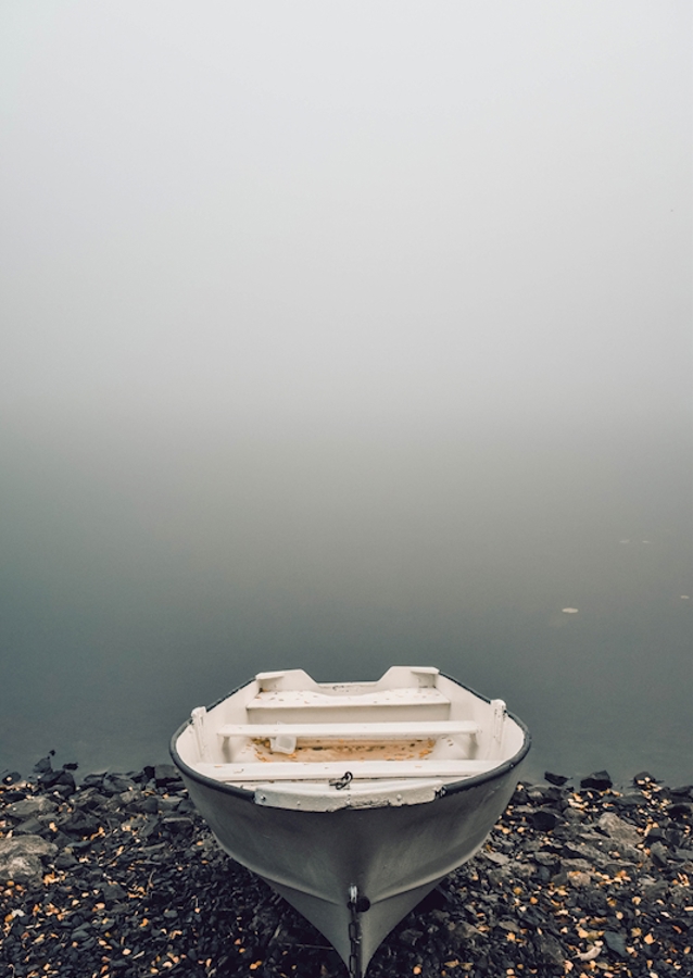 I väntan på att dimman lättar.