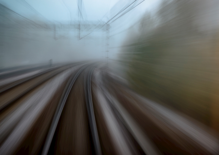 Z ostatniego wagonu pociągu