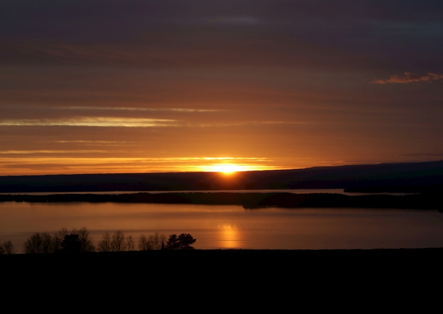 Sunset over Storsjön