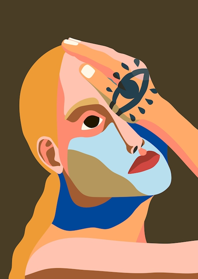 Žena s okem I - intenzivní