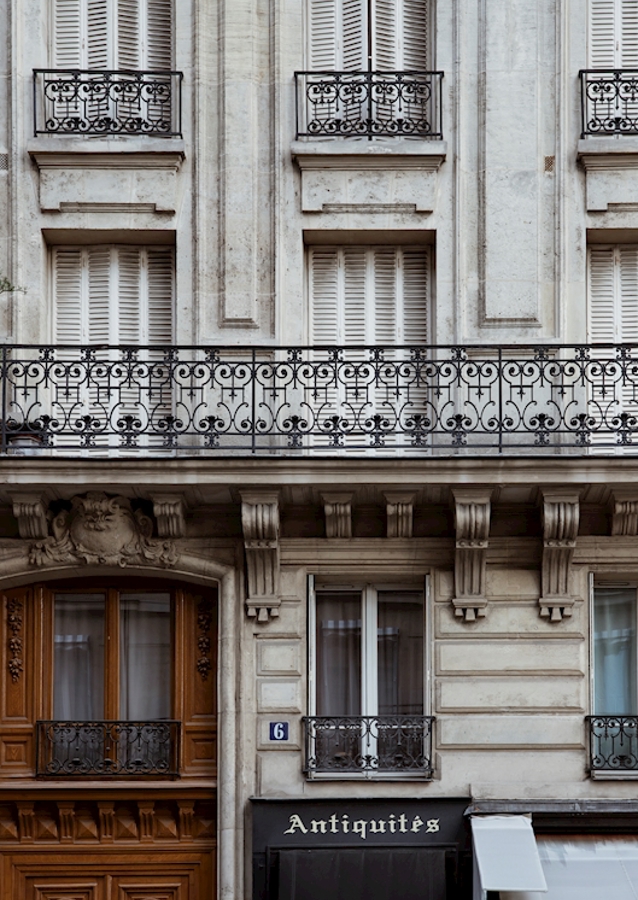 In de straten van Parijs