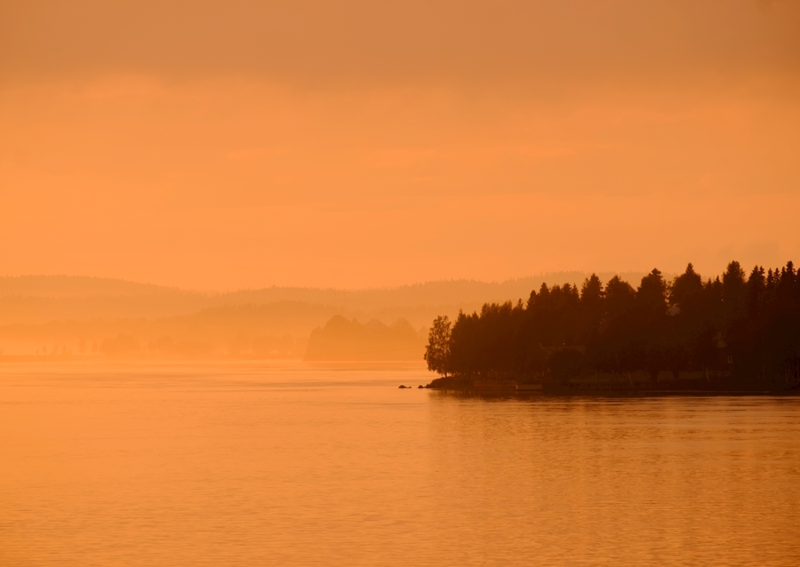 Coucher de soleil à Kalix