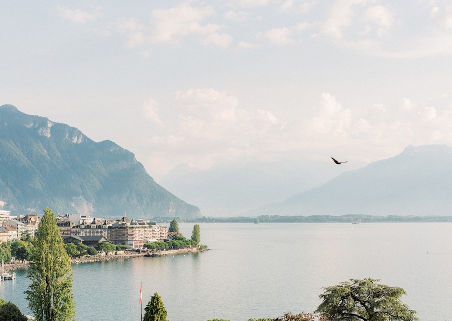 Dreamy Lake with Mountains