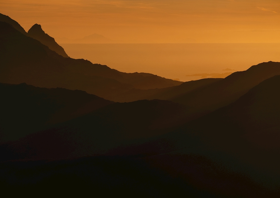 Tramonto alle Isole Lofoten