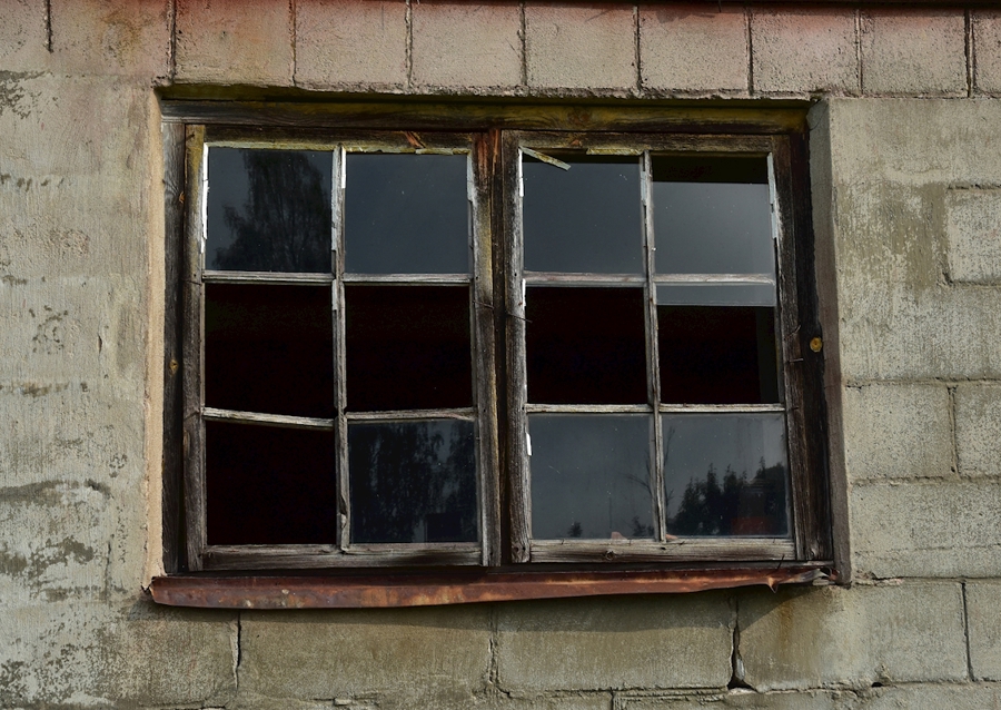 Gammelt vindue