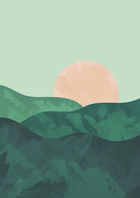 Poster: Wzgórza (po prawej)