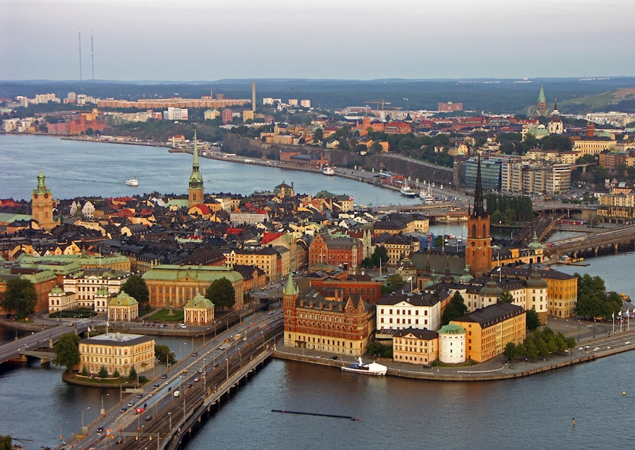 Widok na Sztokholm 