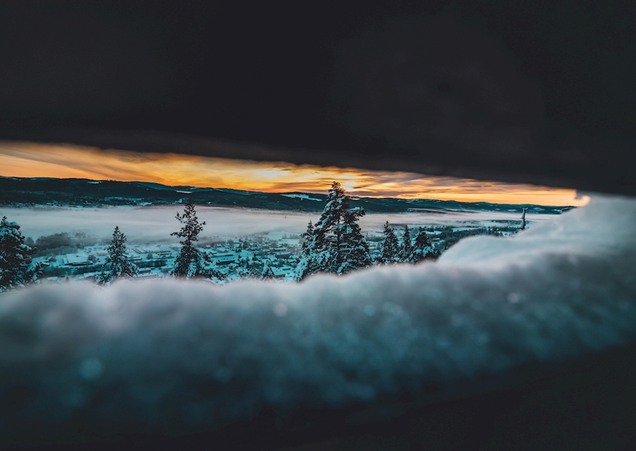 Solopgang fra Öjeberget 2