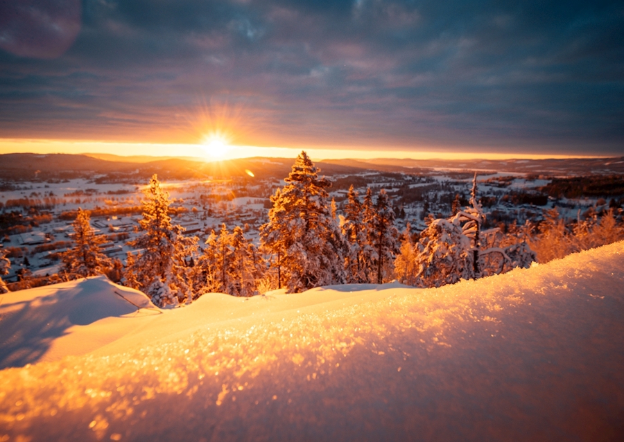 Solopgang fra Öjeberget 4
