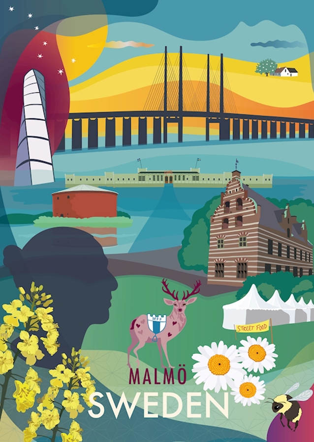 Kaupunkijuliste Malmö