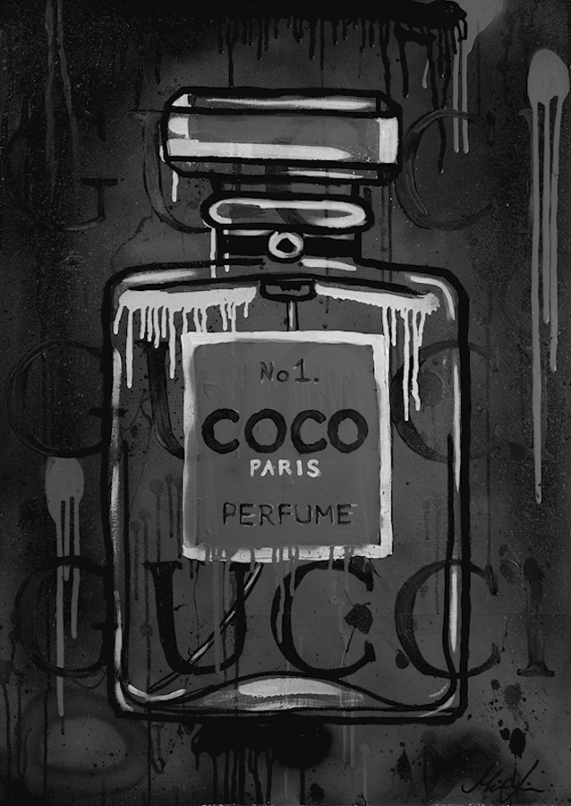 Pink Perfume COCO (BW)