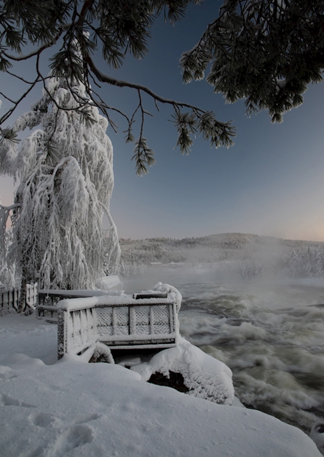 Storforsen during winter