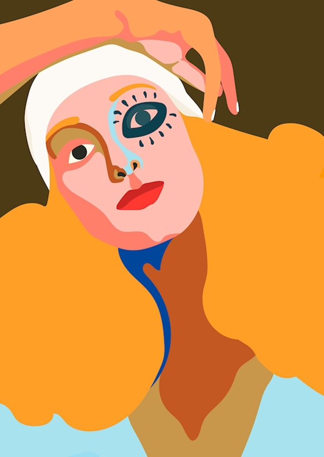 Žena s okem II - intenzivní