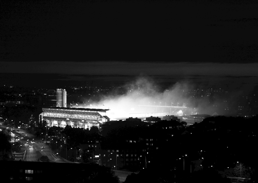 Derby, Råsunda - Svartvit