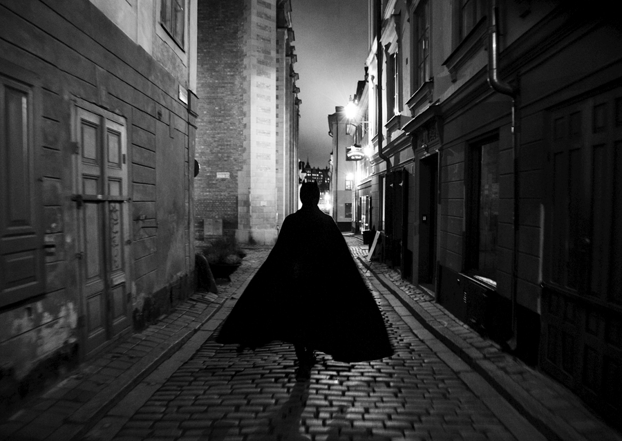 Batman in der Altstadt