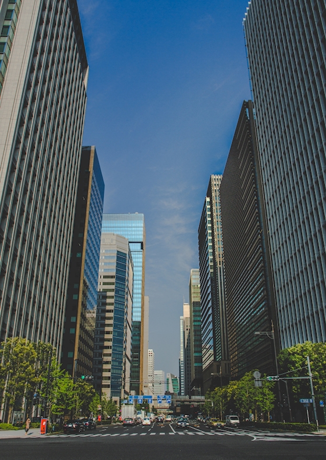 Innenstadt von Tokio 