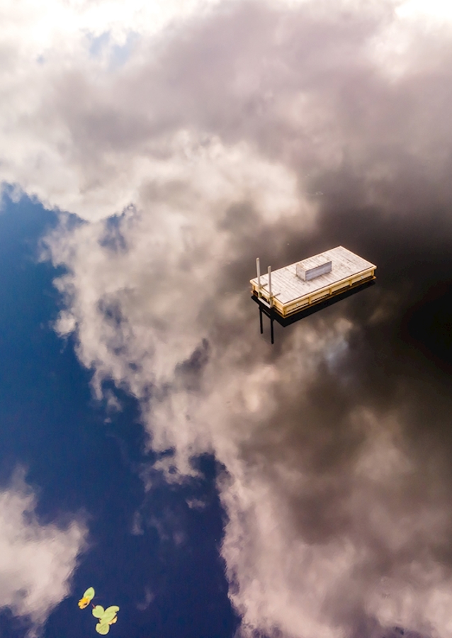 Donnerwolkenreflexion