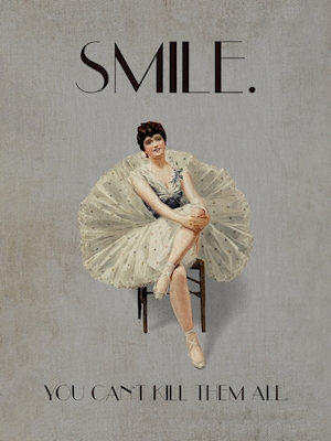 Poster: Fortsätt le