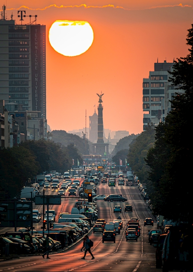 Sonnaufgang vom Kaiserdamm