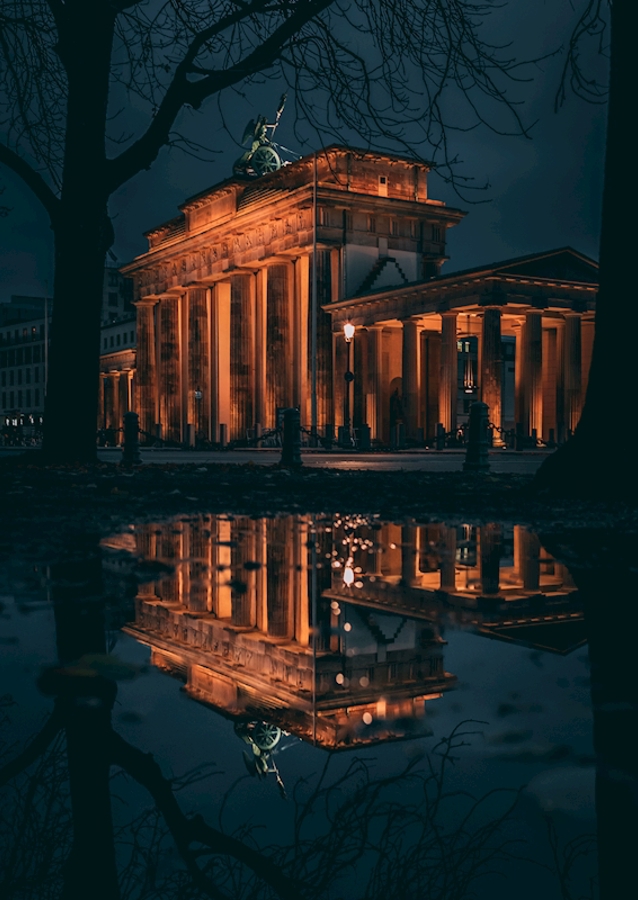 Brandenburger Tor bei Nacht