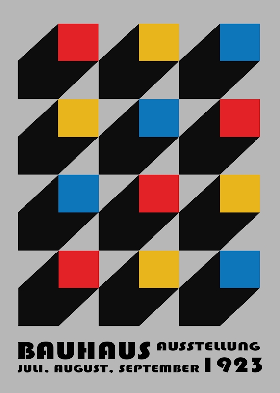 Bauhaus ausstellung 1923 Print posters & prints by William