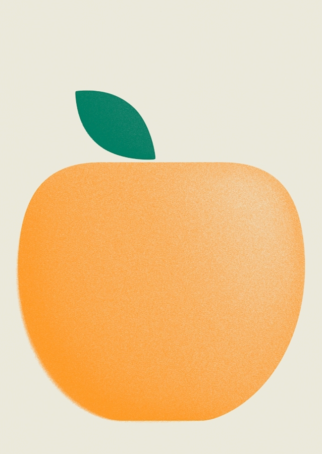 Manzana simple y geométrica